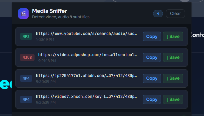Media URL Extractor